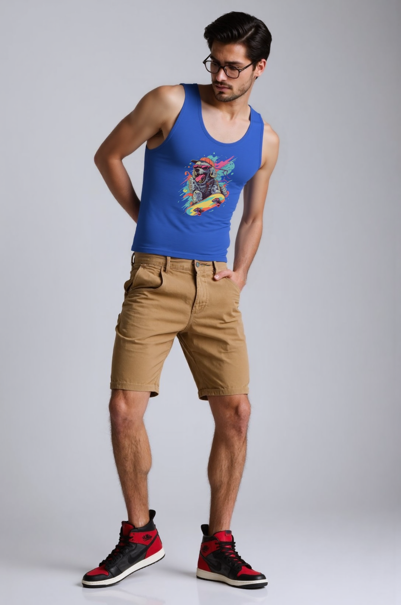 Camiseta sin mangas para hombre
